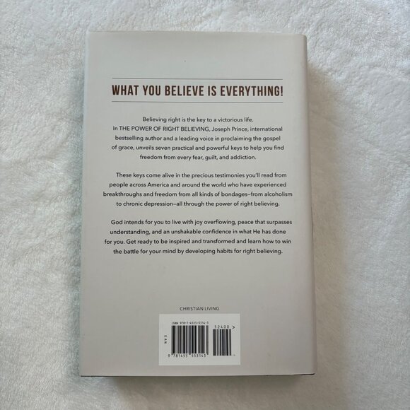 The Power Of Right Believing By Joseph Prince Hardcover - Picture 2 of 3